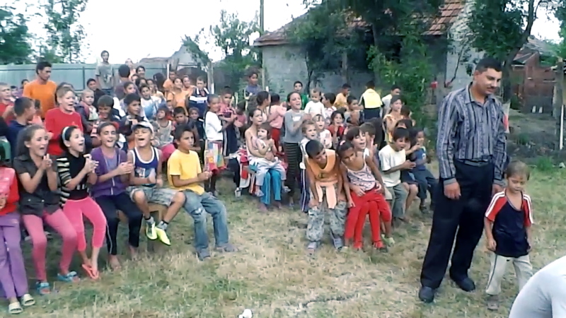 Gypsy children at day camp